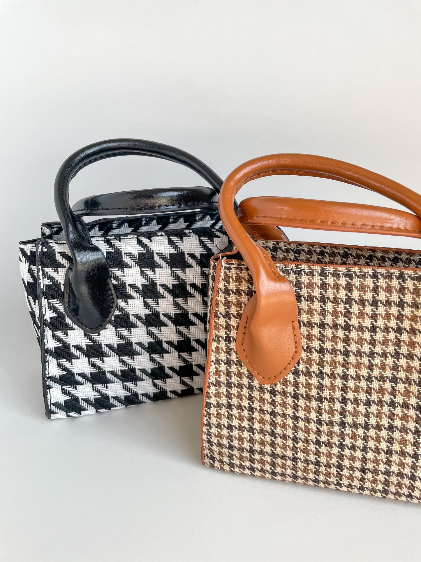 Houndstooth bags